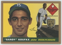 Sandy Koufax 2020 Topps Retrospective Rookie Medallion Logo Card #37/50